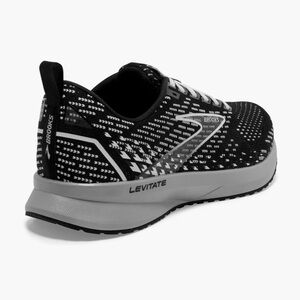 Brooks Women's Levitate 5 Black and Gray Sneakers